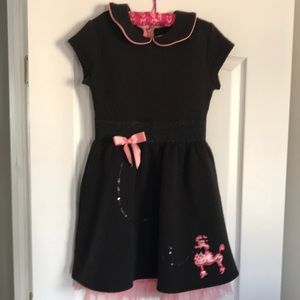Girls American Girl Beforever poodle dress size 14